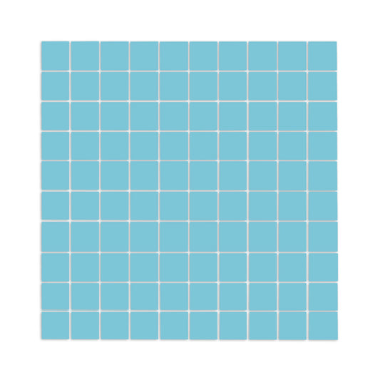 Aqua Crackle Meshed 1"x1"