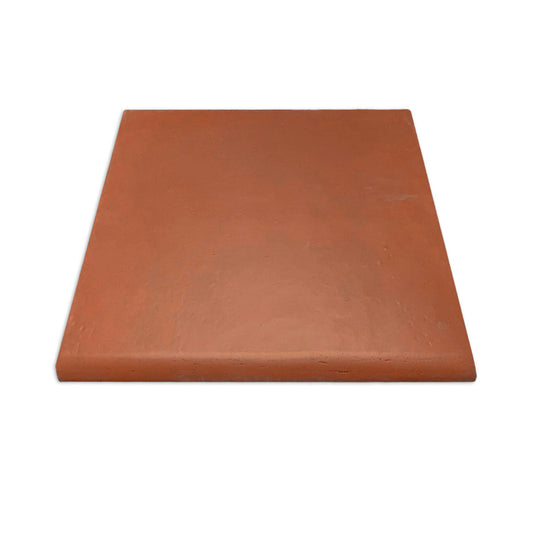 D'Hanis Red Satin Terracotta Bullnose