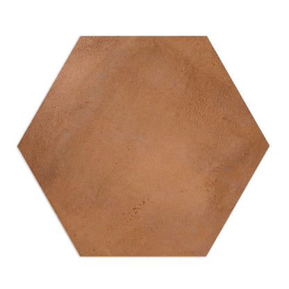 Cotto Umber Hexagon 13"