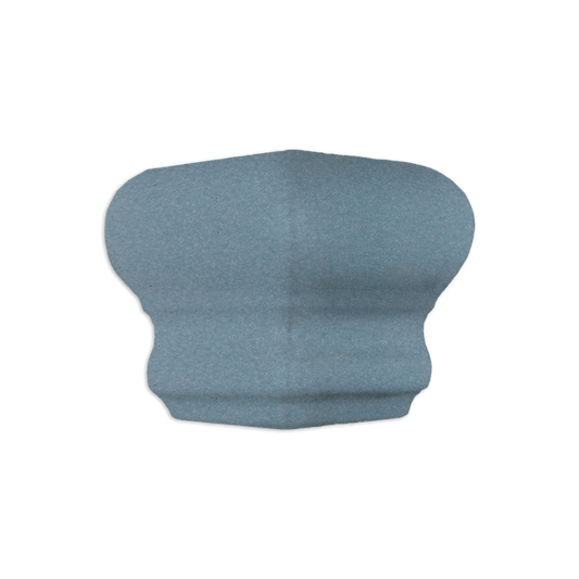 Chair Rail Corner Trim Blue Agate Matte 2"