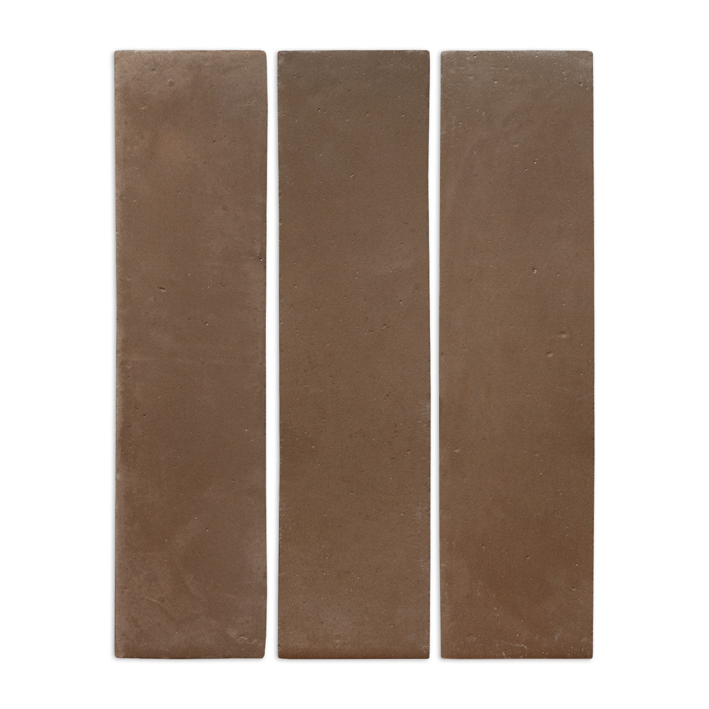 Pressed Terracotta Brown 3"x11"