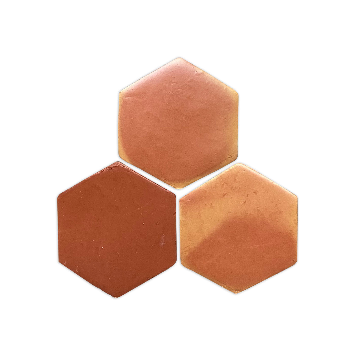 Hexagon Smooth Satin 4"