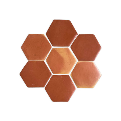 Hexagon Smooth Satin 4"