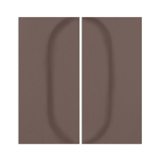 Oval Boot Brown 4"x8"