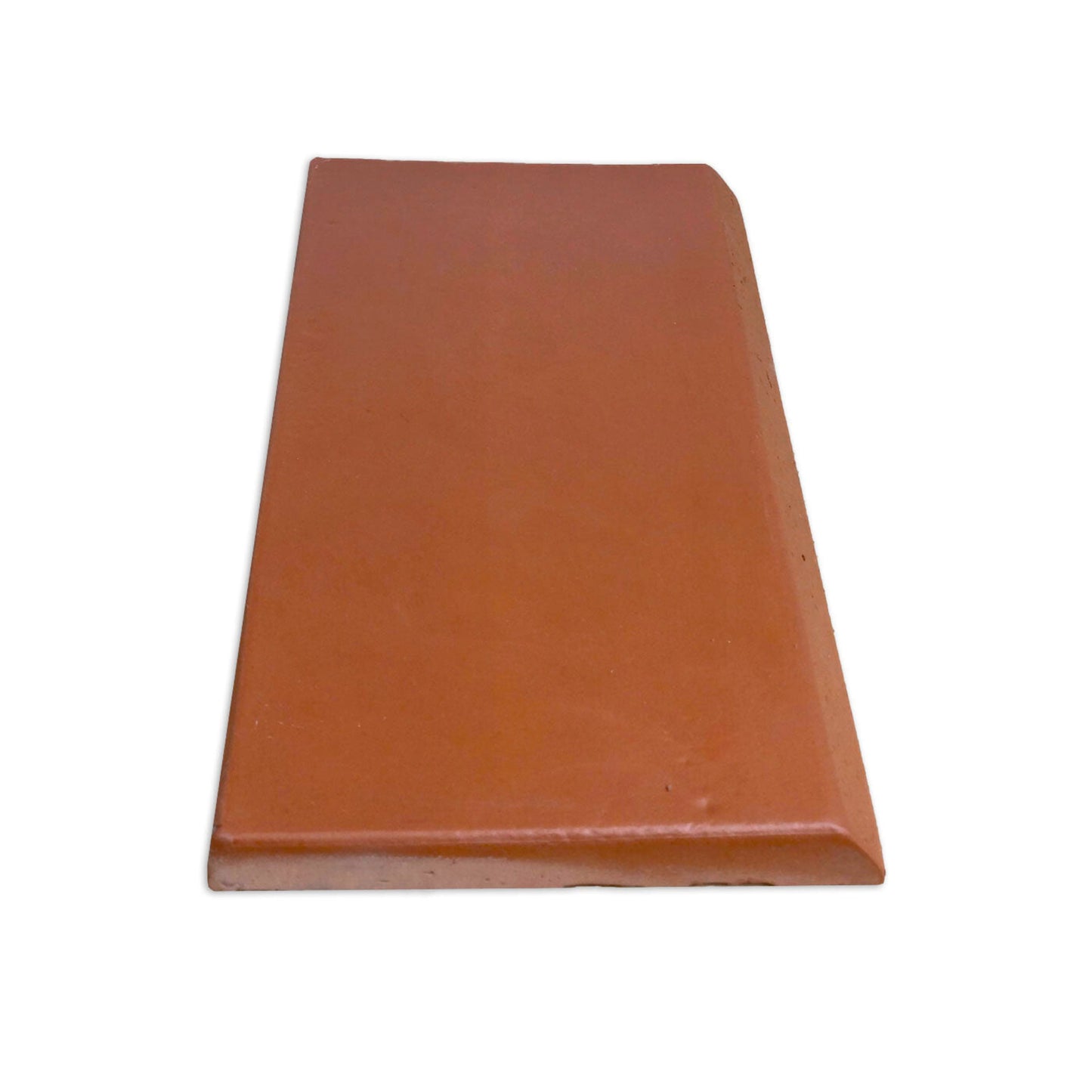 D'Hanis Red Satin Terracotta Bullnose