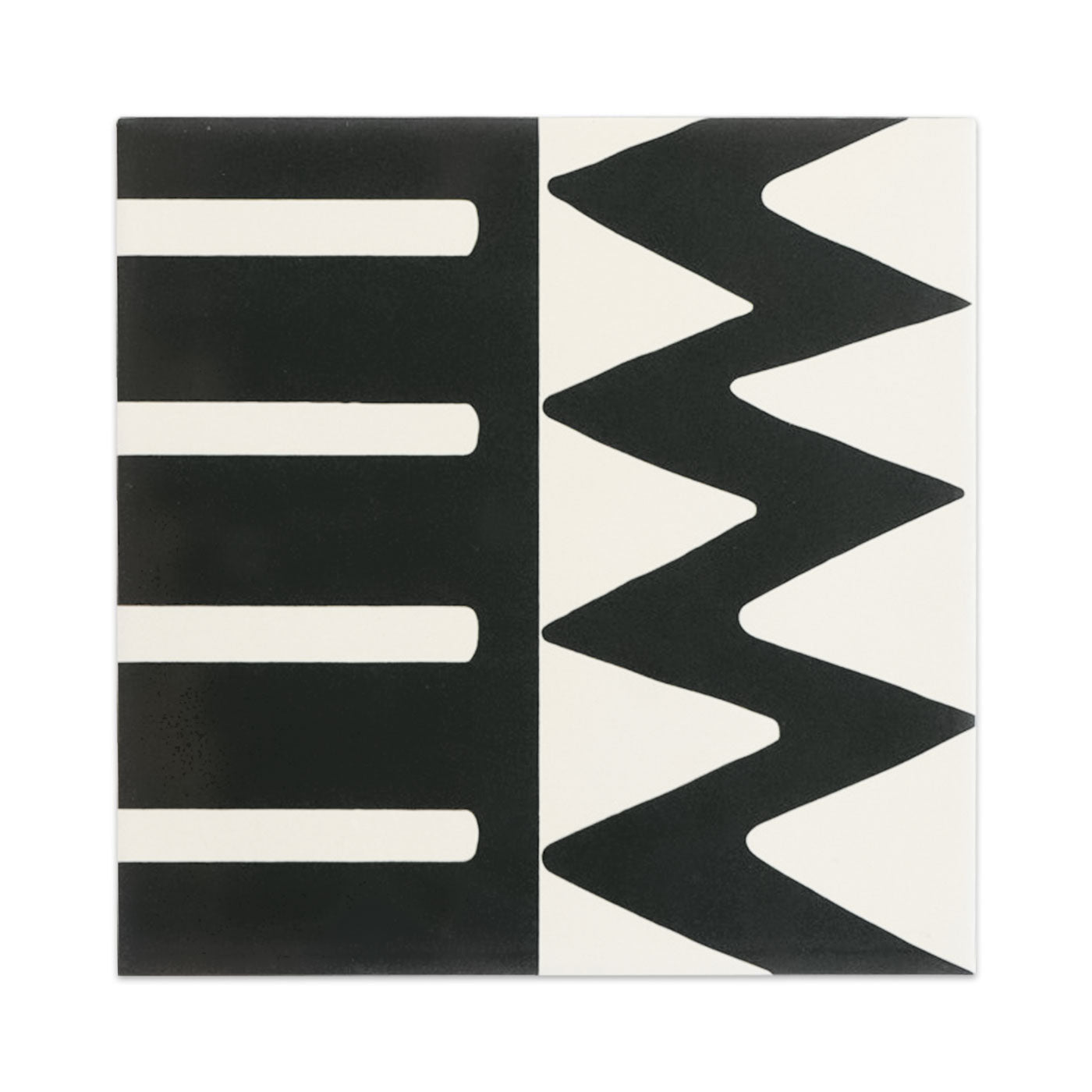 Kente Vocho White 8"x8"