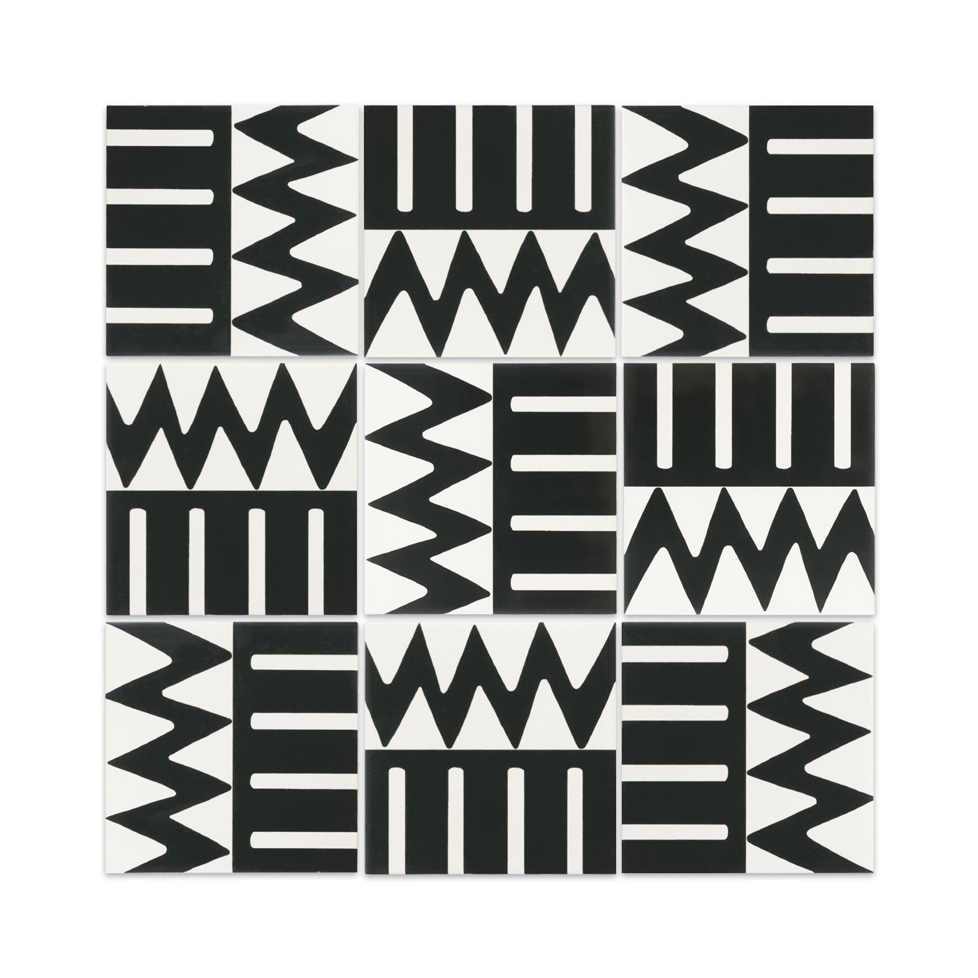 Kente Vocho White 8"x8"