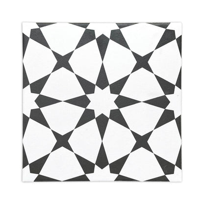 [Bundle] Agadir Pitch Black Tile 8"x8" | 29.7 SF