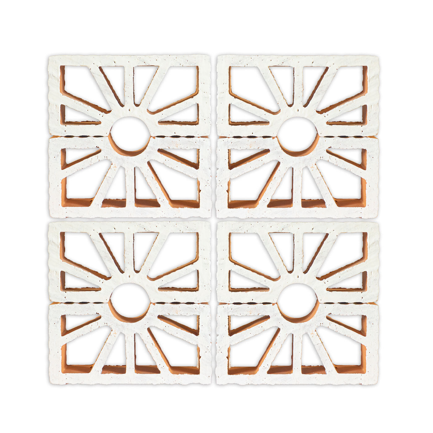 Glazed Breeze Block Petalo Tupelo Blanco