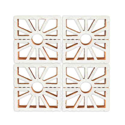 Glazed Breeze Block Petalo Tupelo Blanco