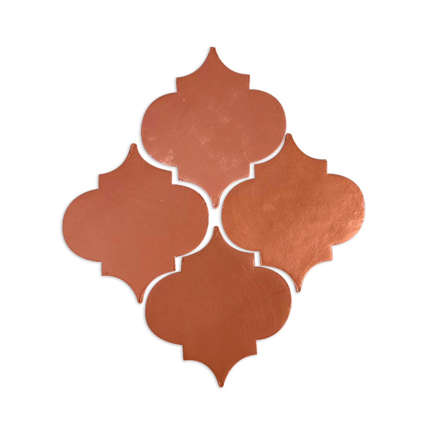 D'Hanis Red Terracotta Fleur 8"