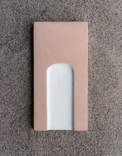 Hueco Half Glazed Chalk 4"x8"