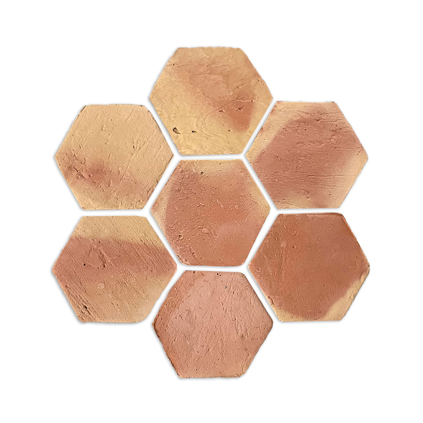 Hexagon Antique Matte 4"