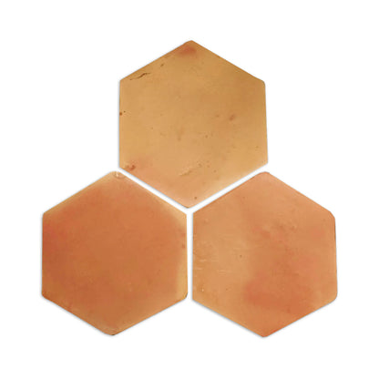 Hexagon Smooth Satin 6"