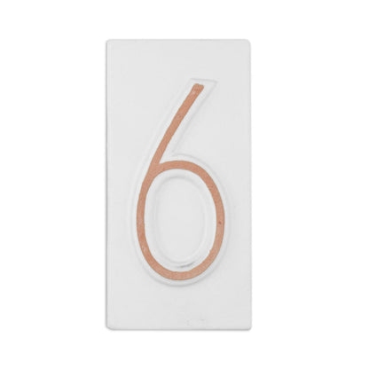 House Number White