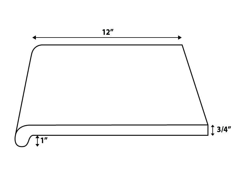 Stair Coping Measurment l Clay Imports